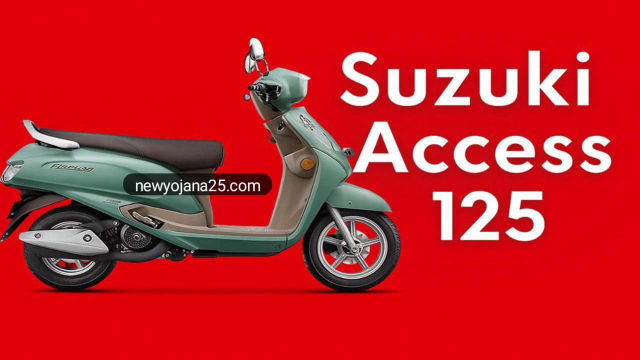 Suzuki Access 125 in metallic blue color, ideal for city commuting and stylish travel