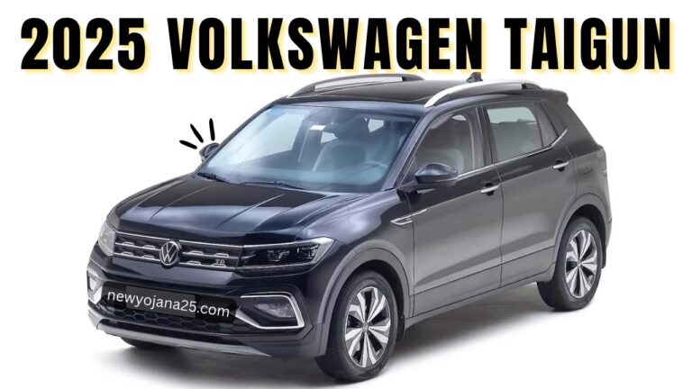 Volkswagen Tiguan SUV front view with LED headlights and chrome grille in India