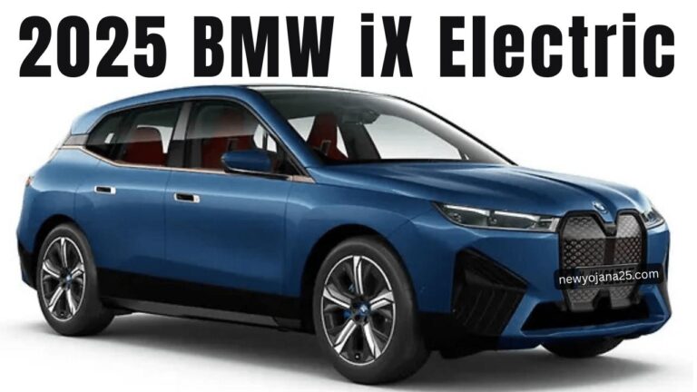 BMW iX 2025 इलेक्ट्रिक SUV का एक्सटीरियर डिजाइन और फीचर्स