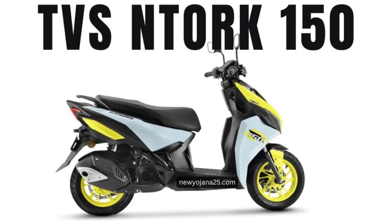 TVS NTORK 150 2025 Hyper Scooter Front View with LED Headlight and Sporty Design